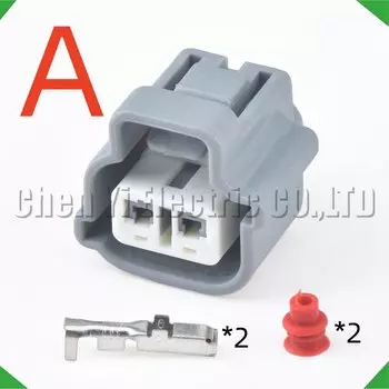 2-контактный автомобильный противотуманный разъем, вилка лампы, разъем указателя поворота 6189-0175 90980-11019 6189-0199 90980-11051 для Toyota