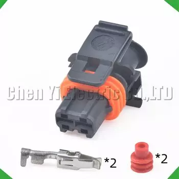 2-контактный автомобильный разъем, разъем датчика коленчатого вала форсунки Common Rail дизельного топлива 1928403874 1928403876 1928404072 1928403137