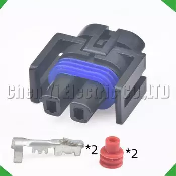 2-контактный автомобильный водонепроницаемый разъем, компрессорный насос для кондиционера, топливный бак, жгут проводов, разъем сцепления переменного тока 12162017 Для GM