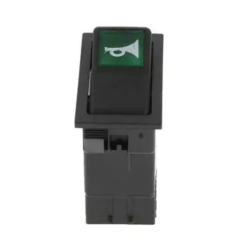 2-контактный клаксон для инженерного поезда и грузовика, клавишный переключатель, кнопка ВКЛ./ВЫКЛ.