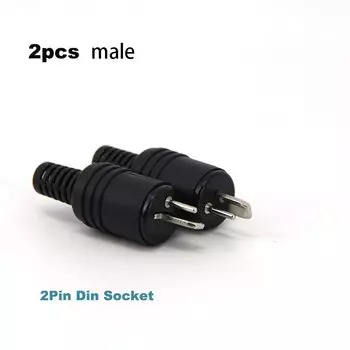 2-контактный разъем Din для динамика и разъема Hi-Fi, винтовые клеммы, штекер для аудиолампы, сигнальная вилка