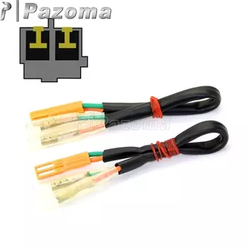 2-контактный разъем для указателей поворота мотоцикла, Проводной адаптер, вилки для Honda CB650F CB500F CB1100 CBR600RR CBR1000RR