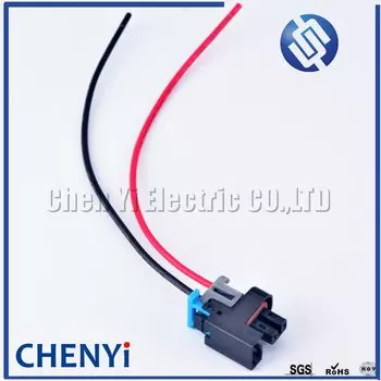 2-контактный, топливный, металлический модифицированный разъем, автомобильный соединитель, жгут проводов, соединитель 15419715 15326181