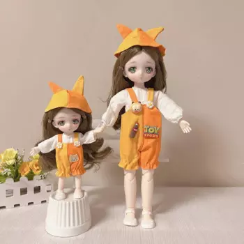 2 куклы 17 см/30 см 1/8, шарнирная кукла, игрушки для девочек, милая многосоставная кукла с одеждой, наряд, модная Кукла, детские игрушки, подарок на день рождения