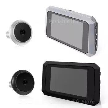 2 миллиона пикселей, Умный домашний цифровой дверной звонок, глазок, дверная камера, глазок, ИК Ночное Видение, монитор 3,97 дюйма, кошачий глаз