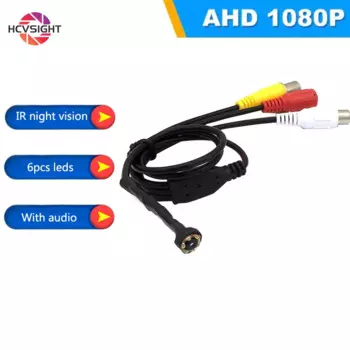 2 МП 1080P микро AHD камера 6 шт. 940nm светодиоды Мини ИК ночного видения Ручка люкс с низким звуком мини AHD камера видеонаблюдения