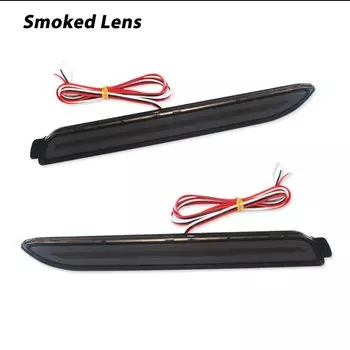 (2) OEM JDM 3D оптический стиль светодиодные отражатели бампера для Lexus и Toyota заменяют светоотражающие линзы бампера