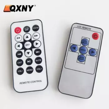 Автомобильный беспроводной пульт дистанционного управления, 2 шт., 6/18 кнопок, инфракрасный пульт дистанционного управления для автомобильного монитора, 7-дюймовый пульт дистанционного управления с функцией MP5 дисплеем