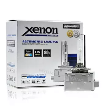 2 шт. 4300K 6000K 8000K D1S D2S D3S D4S Высокая яркость с цельнометаллическим основанием Автомобильные фары Ксеноновая HID лампа для всех автомобилей