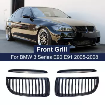 2 шт., автомобильная решетка для BMW 3 серии E90 E91 323I 328I 335I 330I 325I 2005-2008