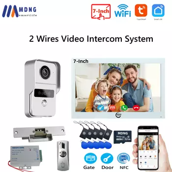 WiFi видеодомофон MDNG 7 дюймов