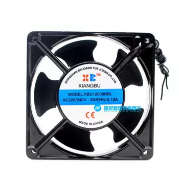 2-проводной вентилятор для охлаждения сервера XIANGBU XBU12038HBL, 220 В переменного тока, 120 А, 120x38 мм