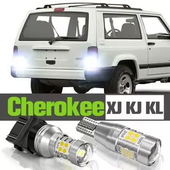 2 шсветодиодный, светодиодные лампы задсветильник для Jeep Cherokee XJ KJ KL 1984-2007 2000 2001 2006 2014 2016 2017 2018 2019