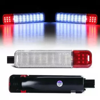 2 шсветодиодный, светодиодные пансветильник для двери Hummer H2 2003 2004 2005 2006 2007 2008 2009 Chevy Silverado 1500 2500 3500 Dually Bed