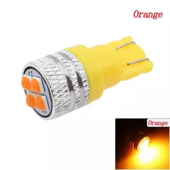 2 шт. 1000LM T10 W5W супер яркие светодиодные автомобильные парковочные фонари внутренняя купольная лампа для чтения авто WY5W клиновой поворот боковой лампы красный желтый