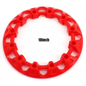 2 шт., 10-дюймовая накладка на колесо квадроцикла, защита ступицы, декоративная крышка обода, универсальная пластиковая крышка для легкостороннего колеса автомобиля, подходит для 10-дюймовых шин