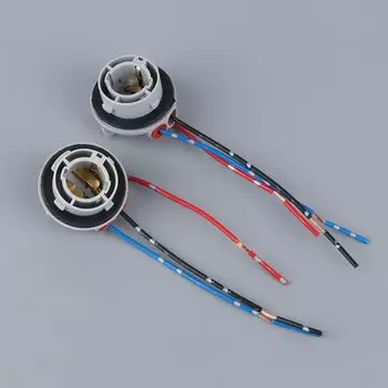 2 шт. 1156 BA15S BAU15S 1157 BAY15D патрон лампы PY21W P21W адаптер цоколь разъем для указателя поворота фара свет