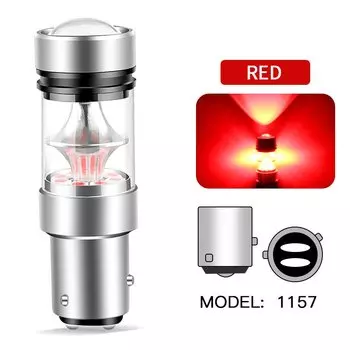 2 шт. 1156 BA15S P21W 1157 P21/5W P21/4W BAY15D BAU15S PY21W T20 7443 3157 светодиодная автомобильная лампа тормоза заднего хода DRL указатель поворота 12 В