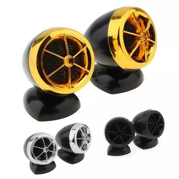 2 шт., 1200 Вт, сабвуфер, автомобильные колонки, универсальный купольный твитер, звук автомобиля, авто, музыка, стерео, модифицированные громкие колонки, 3 цвета на выбор