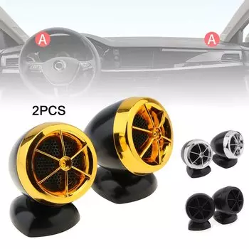 2 шт., 1200 Вт, встроенный кроссовер, автомобильный стереодинамик, универсальный купольный твитер, автоматические громкие динамики, аудиозвук для автомобиля