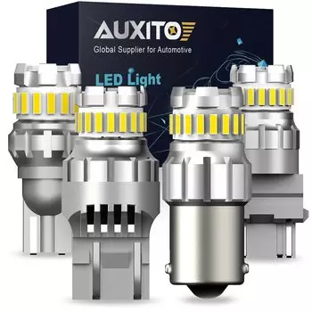 2 шт. 1200LM AUXITO T20 W21/5W LED 1156 BA15S P21W 7443 Автомобильная лампа Canbus 1157 P21/5W BAY15D Светодиодная лампа Авто DRL Поворотный фонарь 12 В