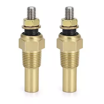 2 Шт., 12 В, 1/8 NPT, Датчики Температуры Масла И Воды Для Гоночного Автомобиля TSU01, Алюминиевые И Латунные Датчики Темпера...