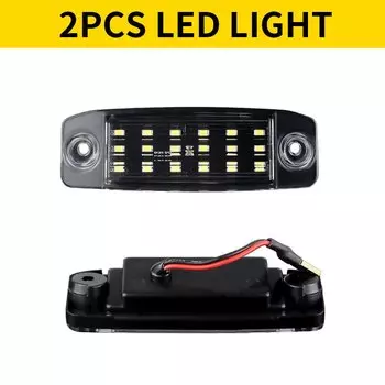2 шт., 12 В, 3 Вт, светодиодная лампа для номерного знака, комплект лампочек для Hyundai Sonata YF 10MY GF 10, белые освещения номерного знака Canbus для Kia Sportage