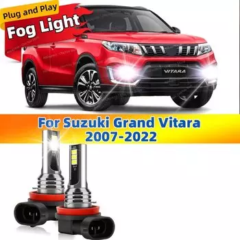 2 шт. 12 В 6000 К передние противотуманные фары, светодиодные лампы, аксессуары, лампа Canbus 80 Вт для Suzuki Vitara для Grand Vitara 2007 2008 2009 2010-2022