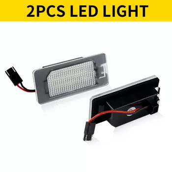 2 шт. 12 В Canbus Белый SMD Автомобильный задний светодиодный номерной знак свет лампа для Fiat 500X 2014 2015 2016 2017 2018 2019 автомобильные аксессуары