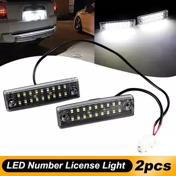 2 шт. 12 В светодиодная лампа номерного знака для Toyota 4 Runner 1996-2020 для Toyota Sequoia 2008-2019 белая лампа номерного знака в сборе