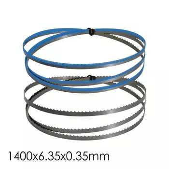 2 Шт., 1400 Мм Полотна Для Ленточной Пилы Из Легированной Стали TPI 6,35x0,35 Мм Для Аксессуаров Для Резки Древесины