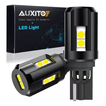 2 шт. 2000Lm W16W T15 Светодиодные лампы Canbus OBC Безобряный светодиодный резервный фонарь 921 912 W16W Светодиодные лампы Автомобильный фонарь заднего хода Ксеноновый белый 12 В