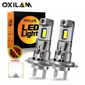 2 шт. 22000LM H7 светодиодные фонари 1:1, мини-размер фары 120 Вт Canbus для Mercedes Benz W204 W211 Volkswagen Golf 7 MK4 Passat B6 B8