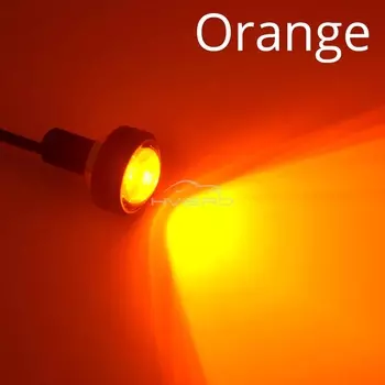 2 шт. 23 мм автомобильный Eagle Eye DRL 12 В дневные ходовые огни резервного копирования парковки авто указатель поворота водостойкие противотуманные светодиодные оранжевые