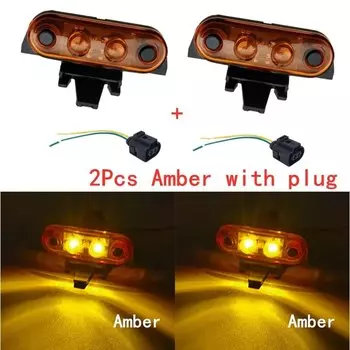 2 шт. 24 В для Volvo FH FM грузовик кабина габаритный фонарь на крыше для FH13 верхняя лампа грузовика OEM 82116545 21087346