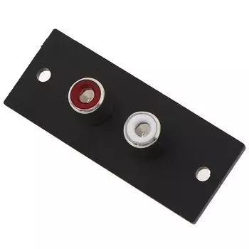 2 шт. 2-сторонний RCA медный жильный устойчивый к высоким температурам аудио разъем AV адаптер