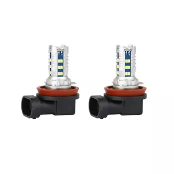 2 шт. 30SMD 1200LM H8 H11 фотолампа HB4 лампочки HB3 9006 9005 лампы 6000K 12 В белая лампа для вождения автомобиля