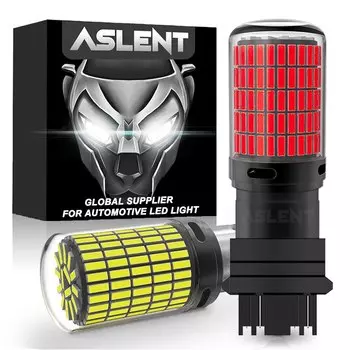 2 шт. 3157 P27/7W T25 7440 W21W T20 W21/5W 7443 P21/5W P21W BA15S PY21W BAU15S Светодиодный лампочки 3600LM 4014 150SMD, сигнал поворота