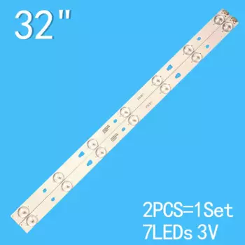 2 шт., 3 в, 7-флейта, 457 мм, флейта для Haier LE24B8000T, флейта (B), флейта 30323607206, 30323607206