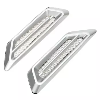 2 шт. 3D, автомобильные наклейки, сделай сам, поддельные, устанавливаемое на вентиляционное отверстие в салоне автомобиля жабры дизайн капот дверные украшения Exteral Прожекторы для внедорожников 4х4 авто аксессуары