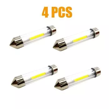 2 шт./4 шт. SV8.5 C5W C10W светодиодный белый гирлянда светодиодный автомобильный светильник COB внутреннее освещение для чтения 31 36 39 41 мм сигнальная лампа накаливания 12 В
