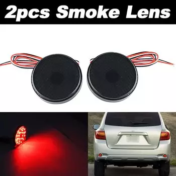 2 шт. 5,8 см круглый светодиодный отражатель заднего бампера задний фонарь стоп-сигнал для Mitsubithi Outlander Sport 2013-2016 для Mitsubithi ASX