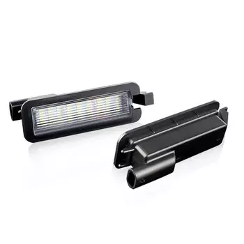 2 шт., 6000 К, белая светодиодная лампа освещения номерного знака для Dodge Charger Challenger Chrysler 300 Pacifica Jeep Compass # 68211290 АБ