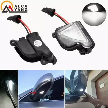 2 шт. 6000K белые светодиодные лампы под боковым зеркалом для Skoda Octavia 3 2 5E 1Z 2004-2020 Skoda Superb 3 2 B6 B8 2008-2021