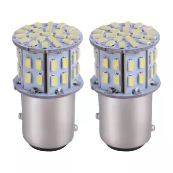 2 шт. 6000K белый 1157 50SMD задние стоп-сигналы светодиодные лампы BAY15D 12 В