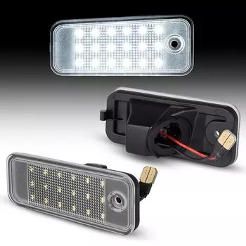 2 шт. 6000K светодиодные лампы освещения номерного знака для Hyundai Santa FE Azera Grandeur Maxcruz Kia Carens Rondo OEM # 92501-2B001