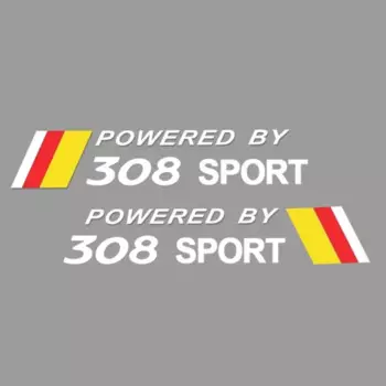 2 шт. 60 см виниловая пленка модификация автомобиля Стайлинг кузова декоративная наклейка авто дверь боковая наклейка украшение для Peugeot 308 SPORT логотип