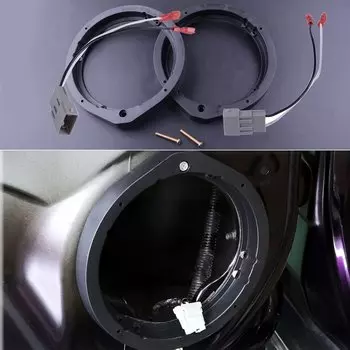 2 шт. 6,5 "/6,75" 165 мм адаптер динамика и жгут проводов Подходит для Honda Civic Accord Crosstour CR-Z