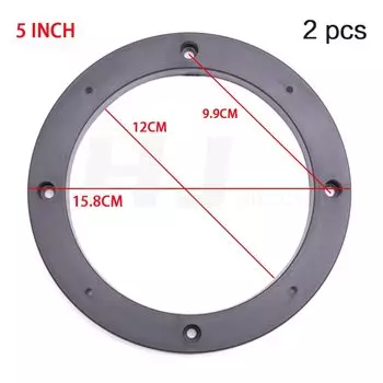 2 шт. 6*9 4 5 6,5 дюймов Универсальный автомобильный стерео динамик разделитель пластиковый коврик кольца аудио кронштейн держатель адаптер для автомобиля грузовика 1 пара