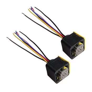 2 шт. 6-контактный разъем для Scania Corner Light Plug Socket Wire Аксессуары Запчасти